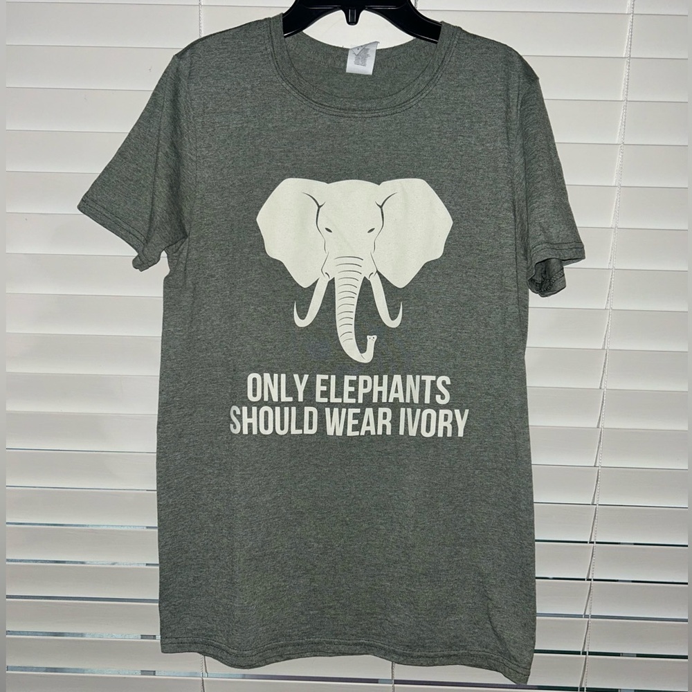 Only Elephants Should Wear Ivory Unisex Tee